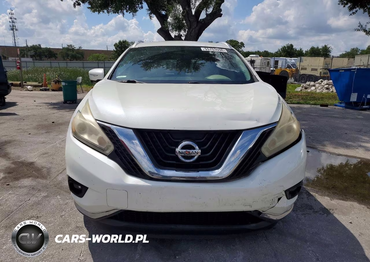 2015 Nissan Murano Sl VIN:5N1AZ2MG5FN224000 - 5