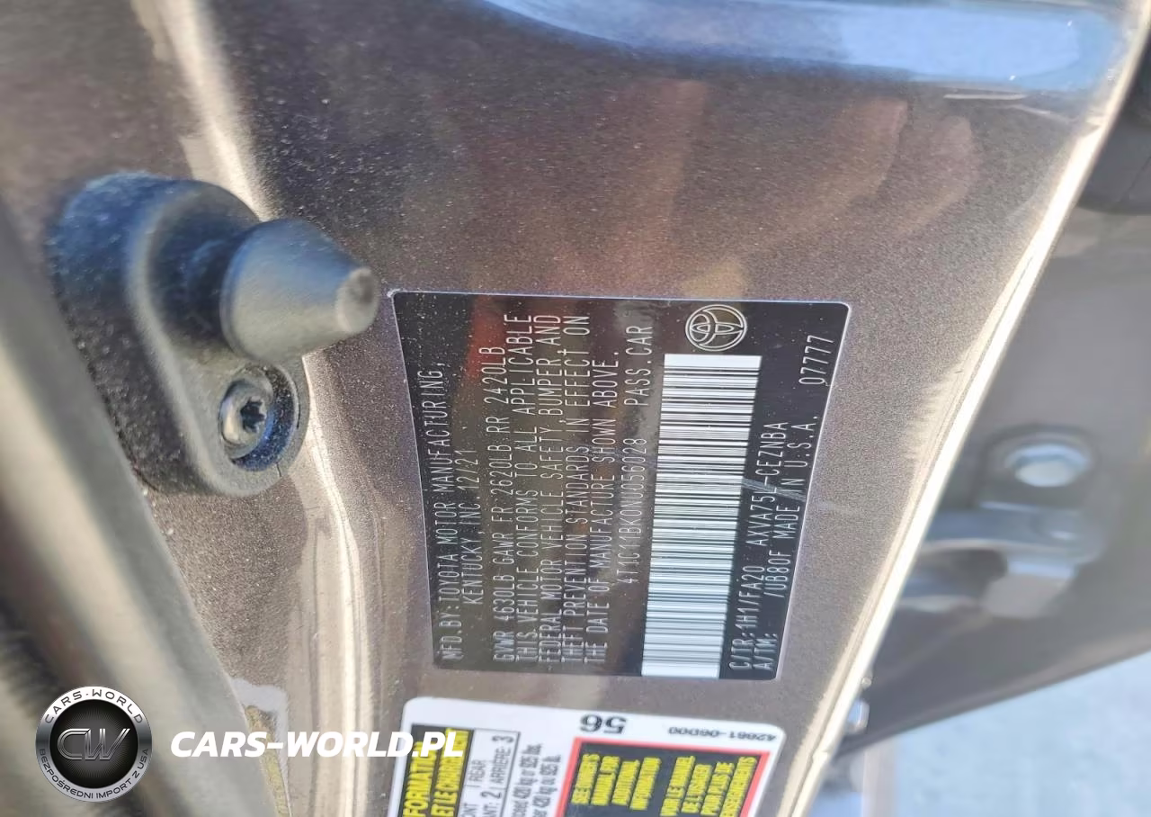 2022 Toyota Camry Le VIN:4T1C11BK0NU056028 - 12
