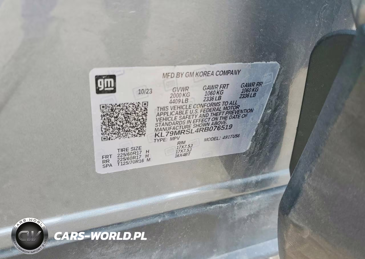 2024 Chevrolet Trailblazer Lt VIN:KL79MRSL4RB076519 - 13
