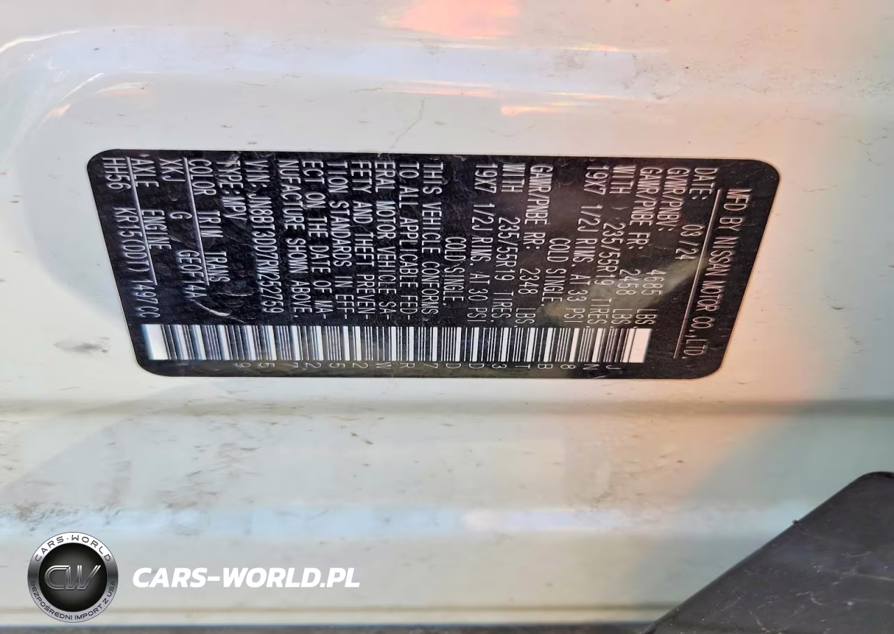 2024 Nissan Rogue Platinum VIN:JN8BT3DD7RW252759 - 13