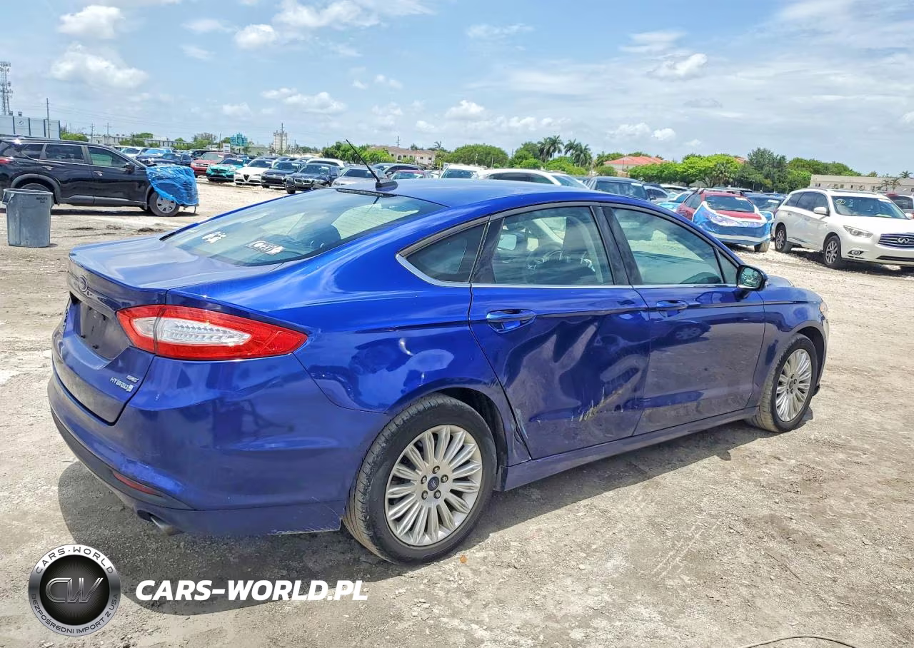 2014 Ford Fusion Se Hybrid VIN:3FA6P0LUXER229593 - 3