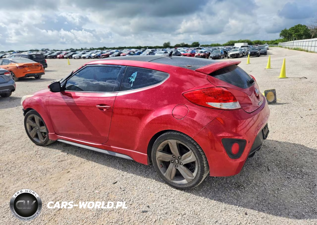 2015 Hyundai Veloster Turbo VIN:KMHTC6AE7FU217348 - 2