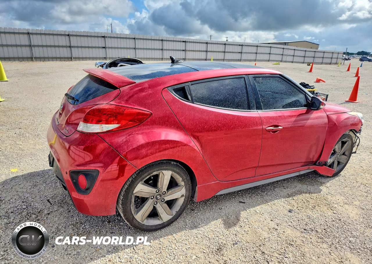 2015 Hyundai Veloster Turbo VIN:KMHTC6AE7FU217348 - 3