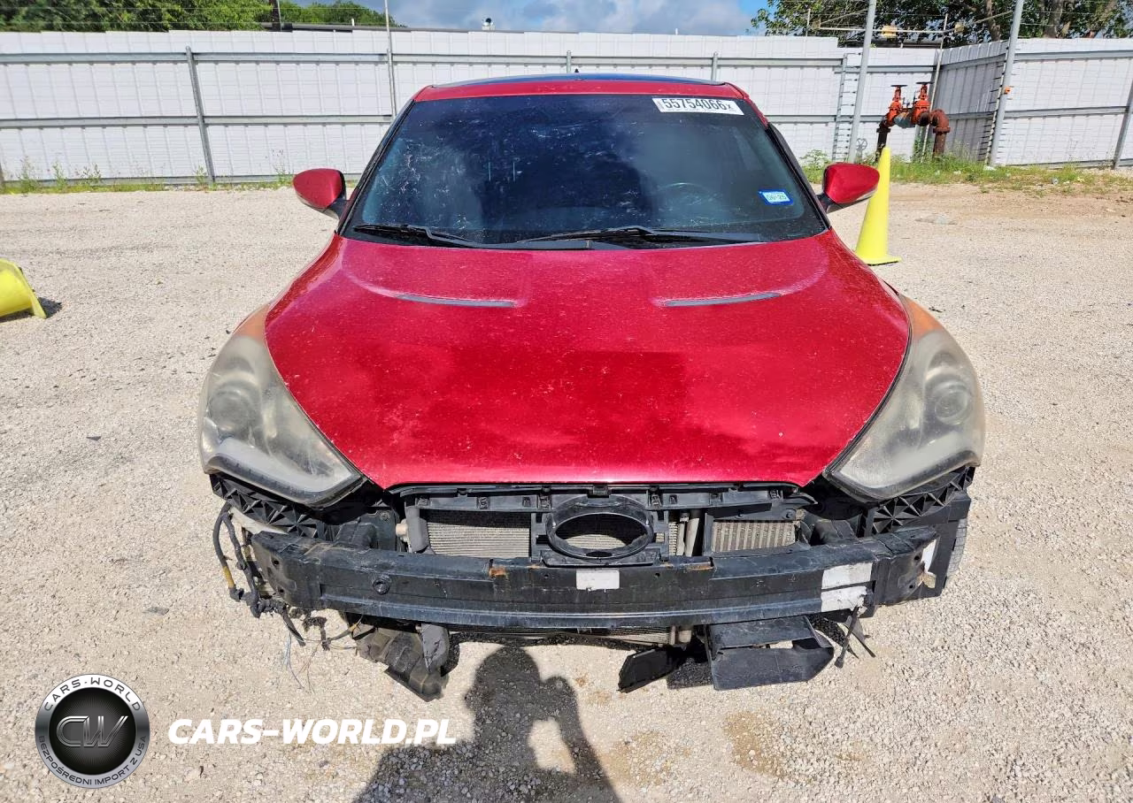 2015 Hyundai Veloster Turbo VIN:KMHTC6AE7FU217348 - 5