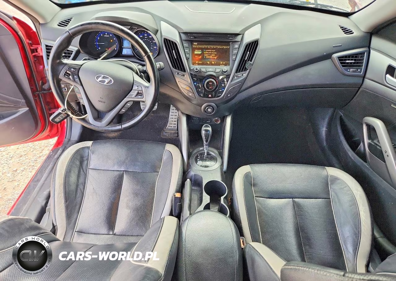 2015 Hyundai Veloster Turbo VIN:KMHTC6AE7FU217348 - 8