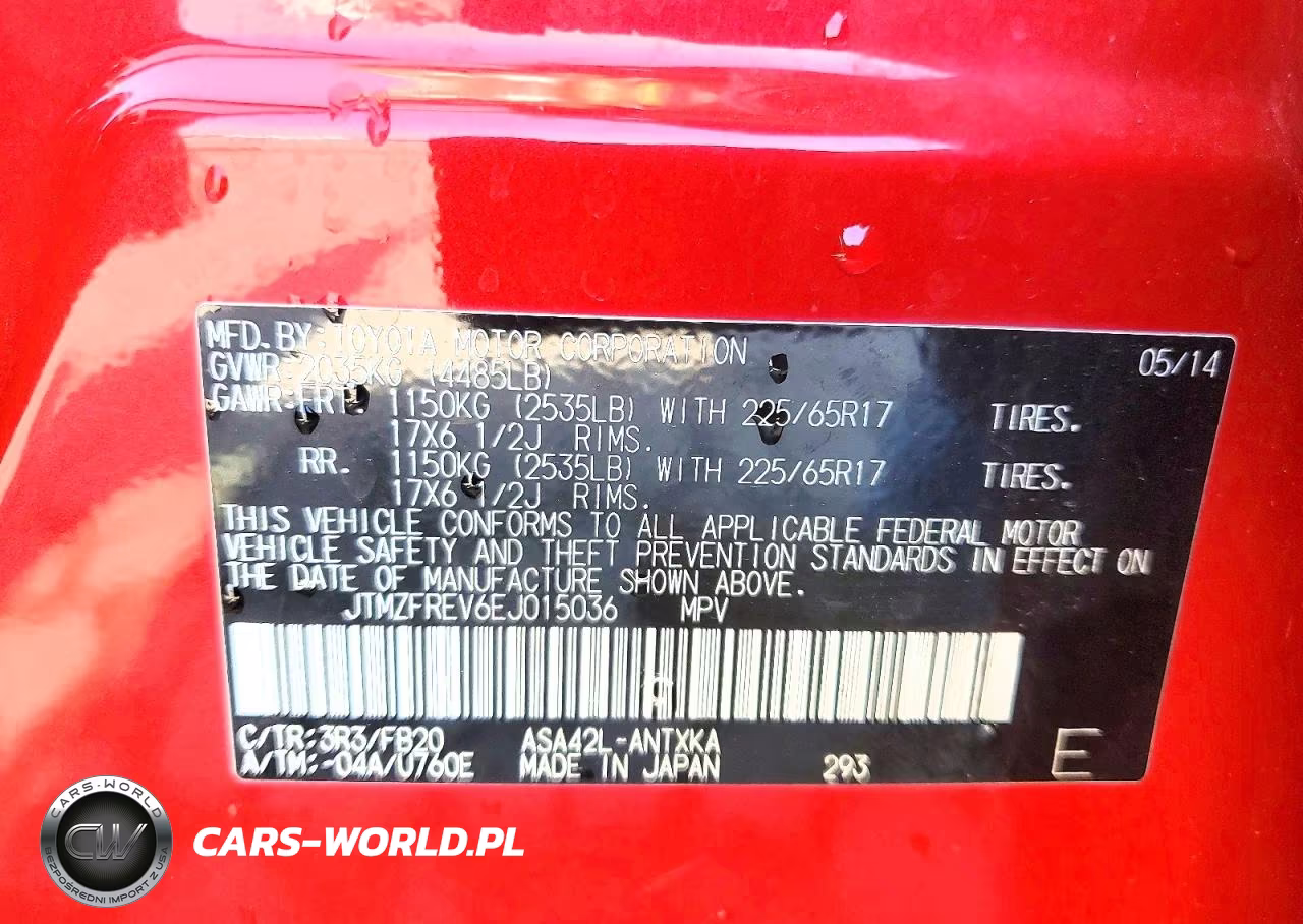 2014 Toyota Rav4 Le VIN:JTMZFREV6EJ015036 - 13