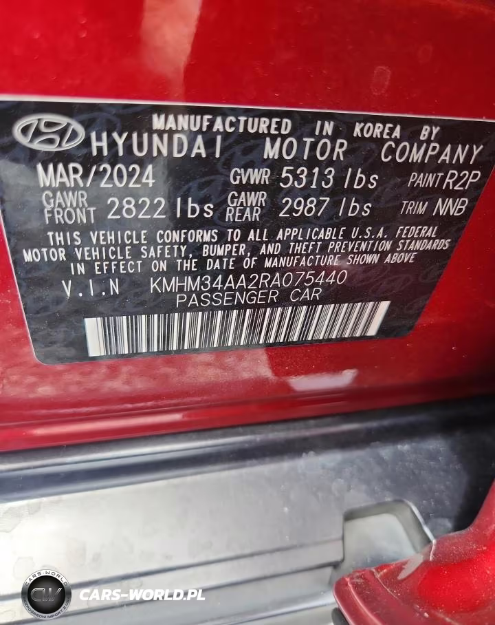 2024 Hyundai Ioniq 6 Sel VIN:KMHM34AA2RA075440 - 12