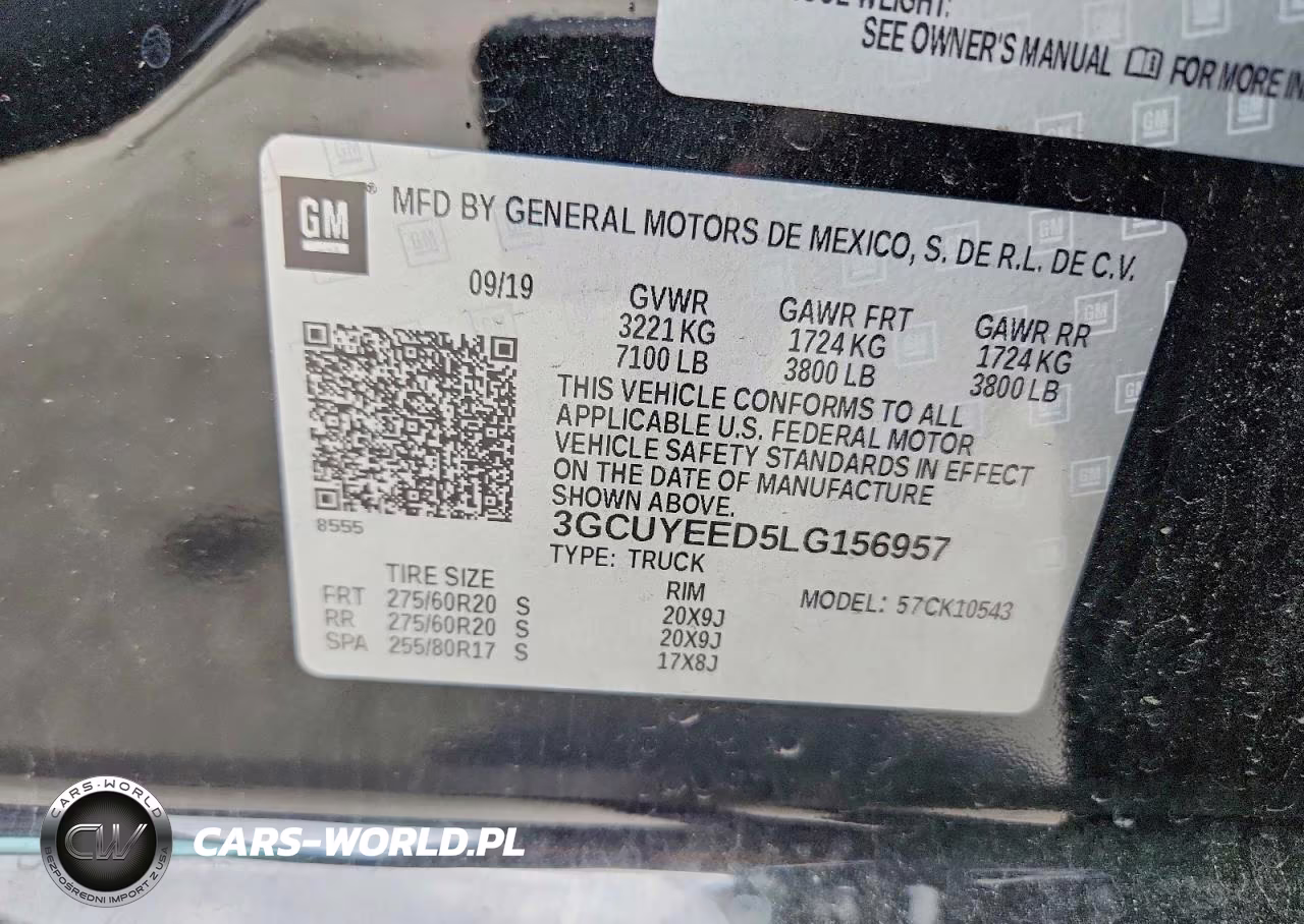 2020 Chevrolet Silverado K1500 Rst VIN:3GCUYEED5LG156957 - 12