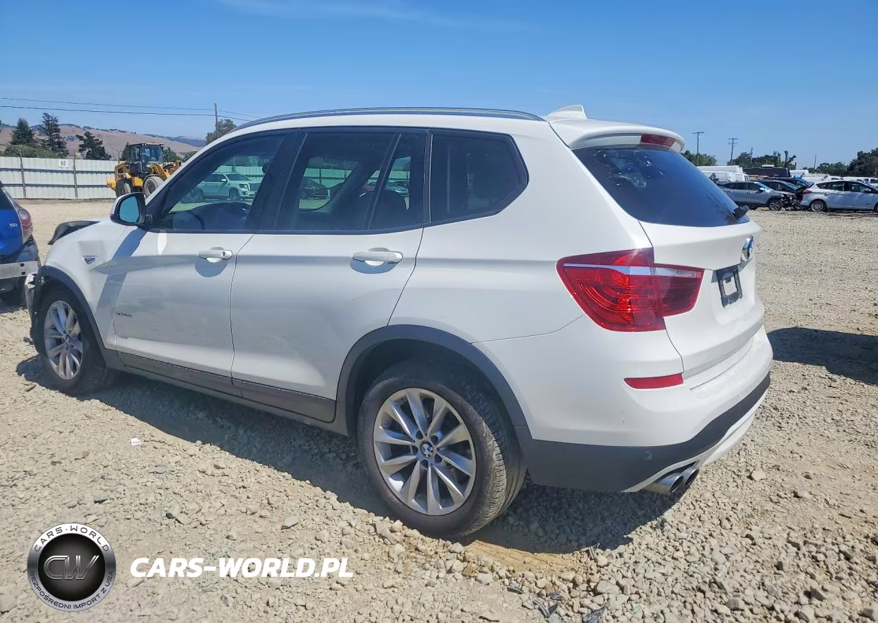 2016 BMW X3 VIN:5UXWX9C5XG0D93664 - 2
