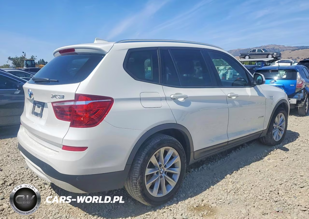 2016 BMW X3 VIN:5UXWX9C5XG0D93664 - 3