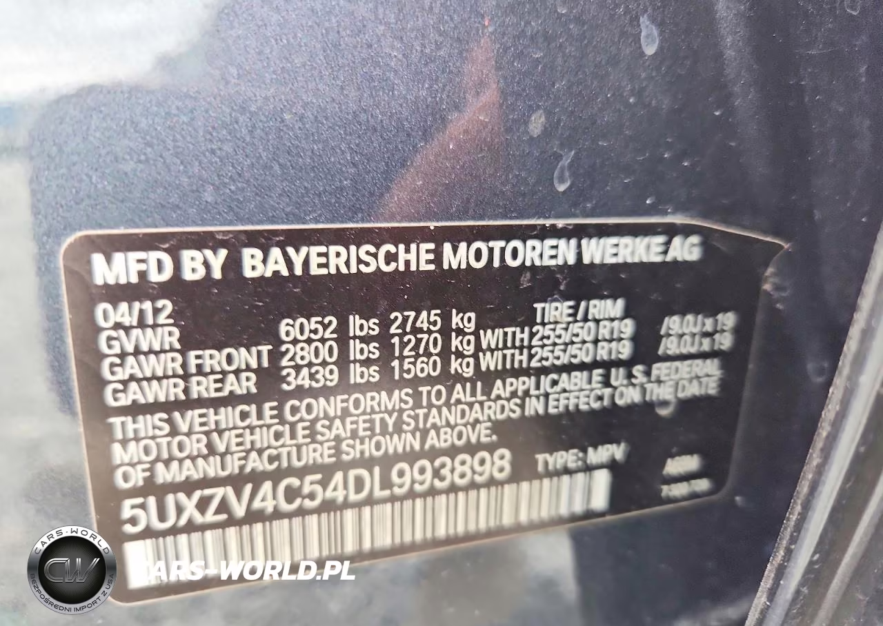 2013 BMW X5 xDrive35I VIN:5UXZV4C54DL993898 - 14