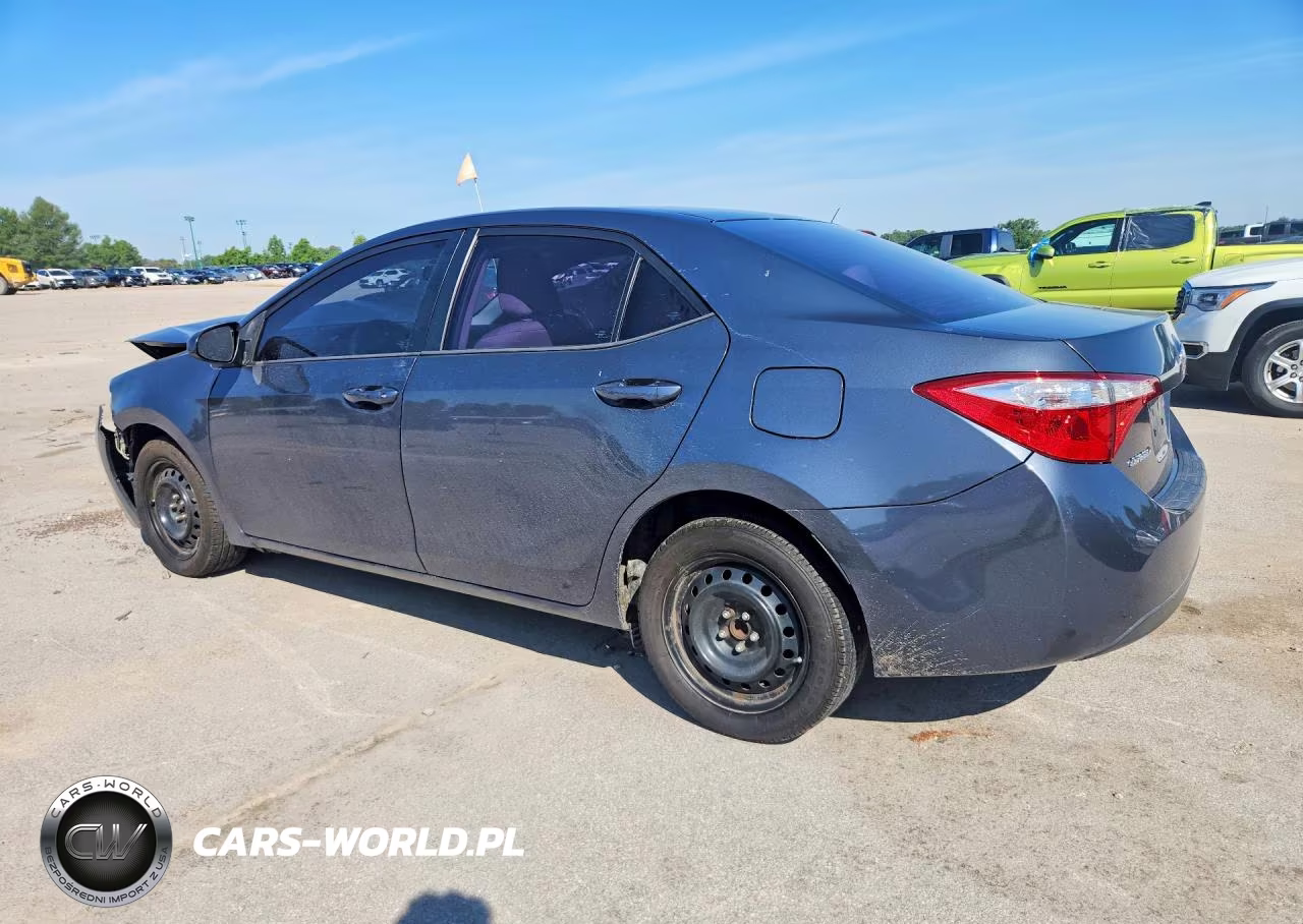 2015 Toyota Corolla Le VIN:5YFBURHE9FP299262 - 2