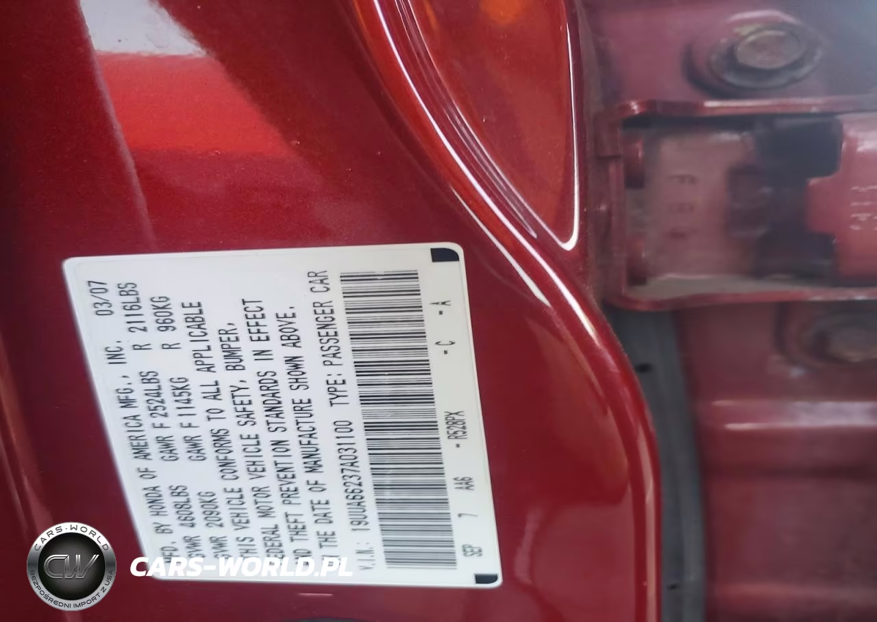 2007 Acura Tl VIN:19UUA66237A031100 - 12