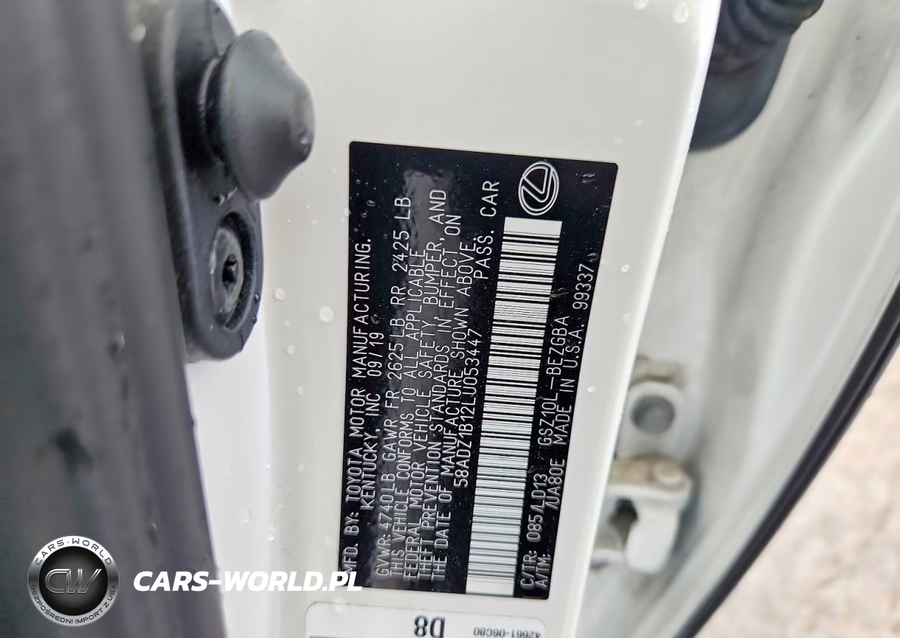 2020 Lexus Es 350 VIN:58ADZ1B12LU053447 - 13