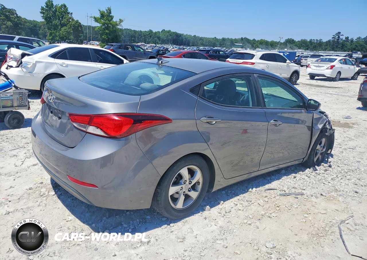 2014 Hyundai Elantra Se VIN:5NPDH4AE4EH526069 - 3