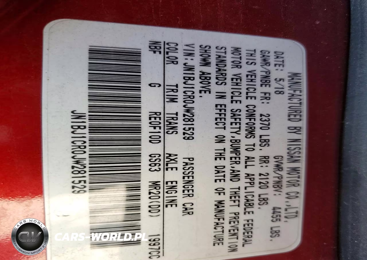 2018 Nissan Rogue Sport Sl VIN:JN1BJ1CR0JW281529 - 12