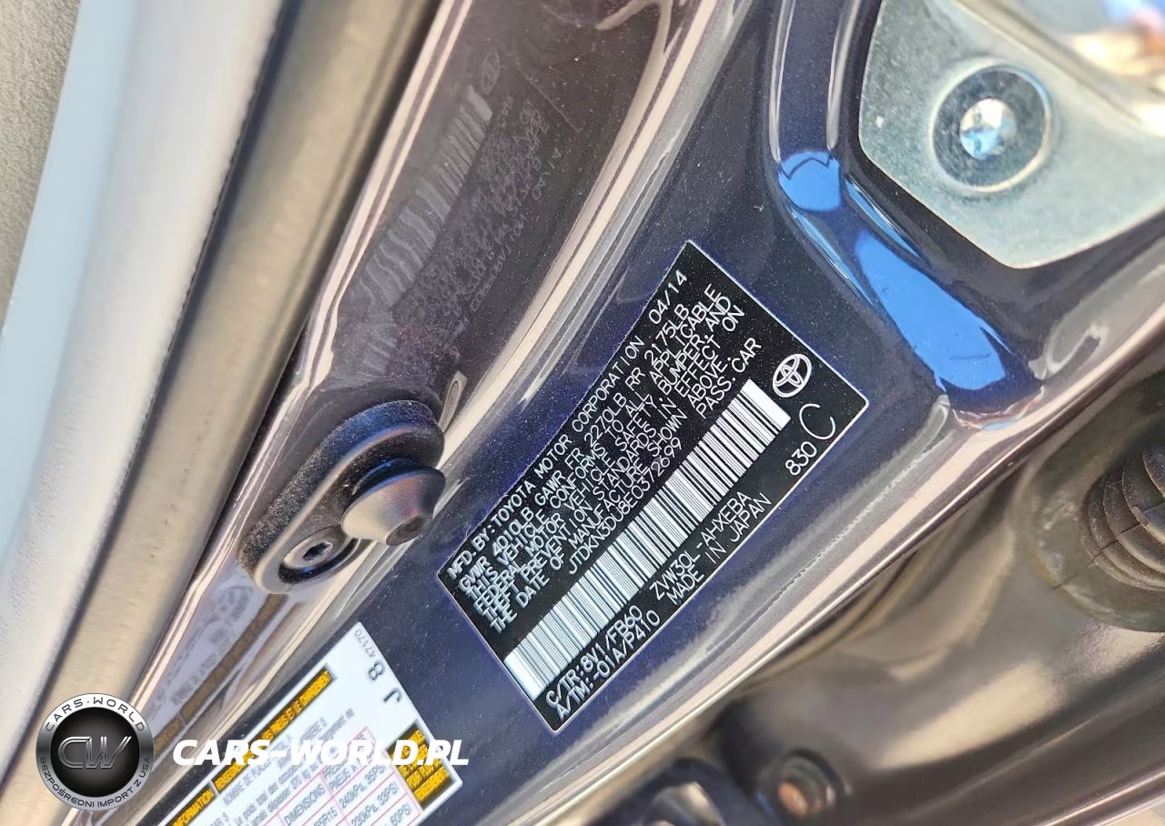 2014 Toyota Prius Three VIN:JTDKN3DU8E0372699 - 12