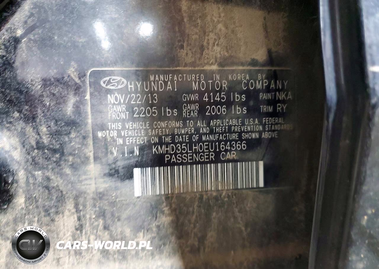 2014 Hyundai Elantra Gt Base VIN:KMHD35LH0EU164366 - 14