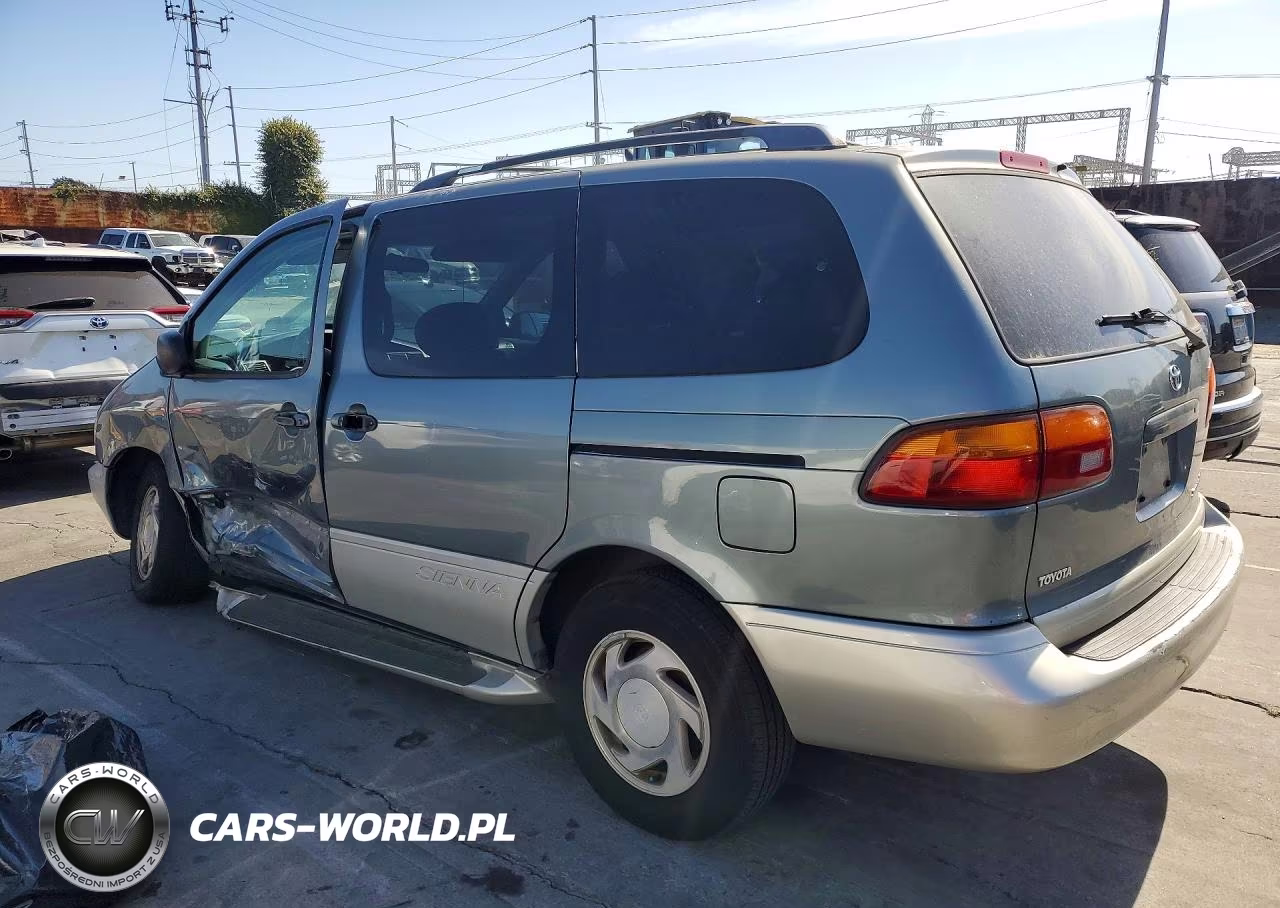 2000 Toyota Sienna Xle VIN:4T3ZF13C9YU297391 - 2