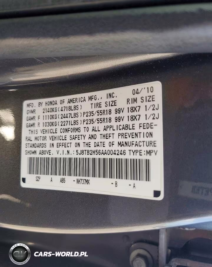 2010 Acura Rdx Technology VIN:5J8TB2H56AA004246 - 13