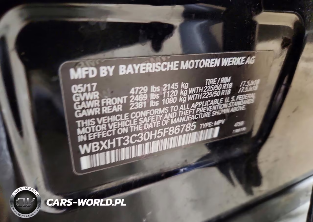 2017 BMW X1 xDrive28I VIN:WBXHT3C30H5F86785 - 13