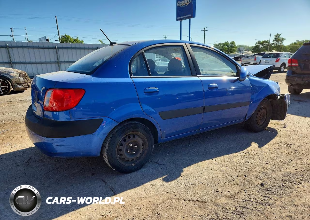 2009 Kia Rio Base VIN:KNADE223X96455905 - 3
