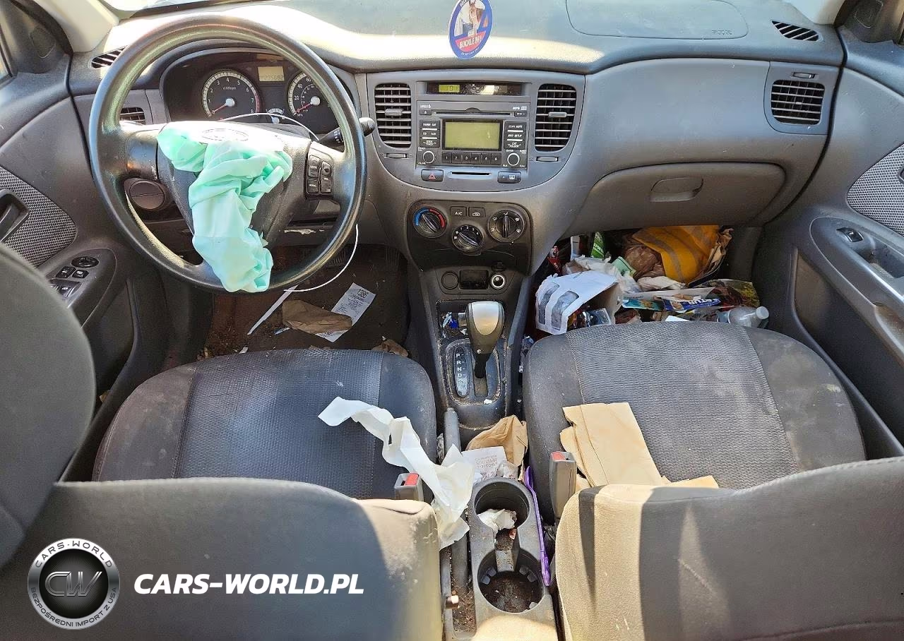 2009 Kia Rio Base VIN:KNADE223X96455905 - 8