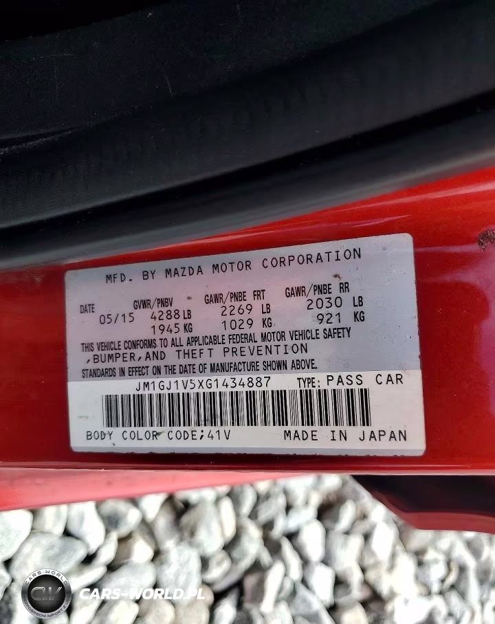 2016 Mazda 6 Touring VIN:JM1GJ1V5XG1434887 - 12