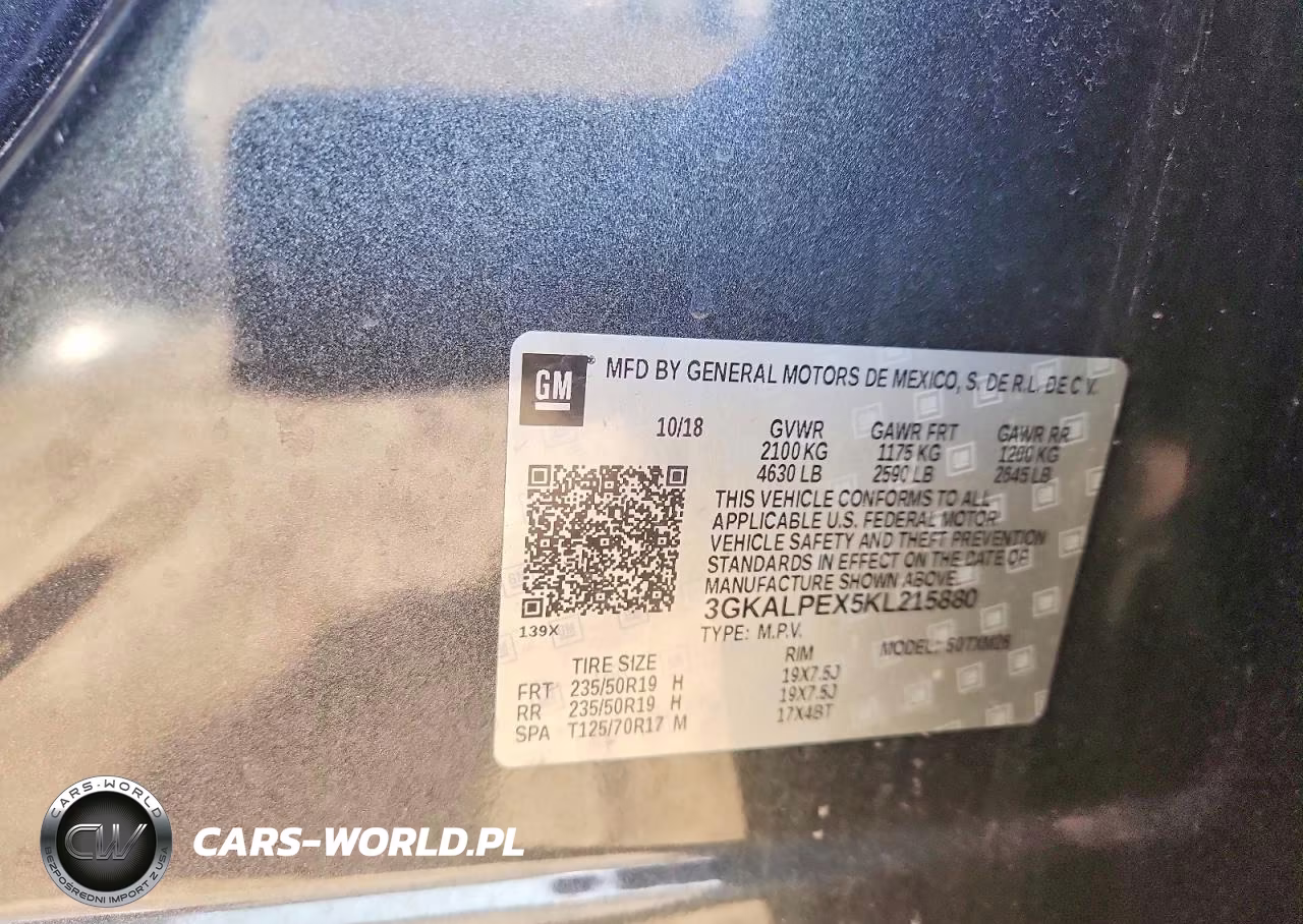 2019 GMC Terrain Slt VIN:3GKALPEX5KL215880 - 13