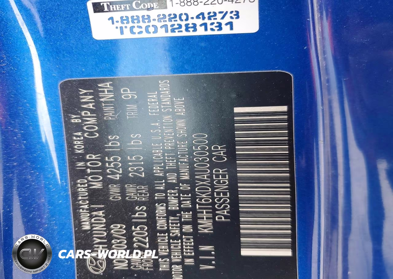 2010 Hyundai Genesis Coupe 2.0T VIN:KMHHT6KDXAU030500 - 13