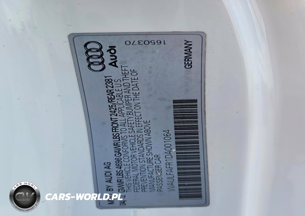 2013 Audi A5 Premium Plus VIN:WAULFAFR1DA001064 - 12