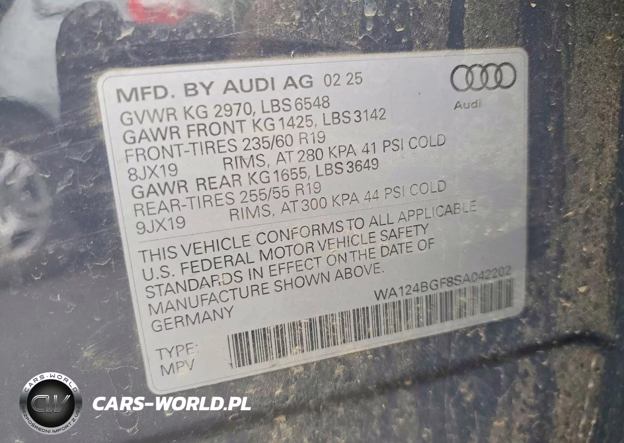 2025 Audi Q6 E-Tron Premium Plus VIN:WA124BGF8SA042202 - 13