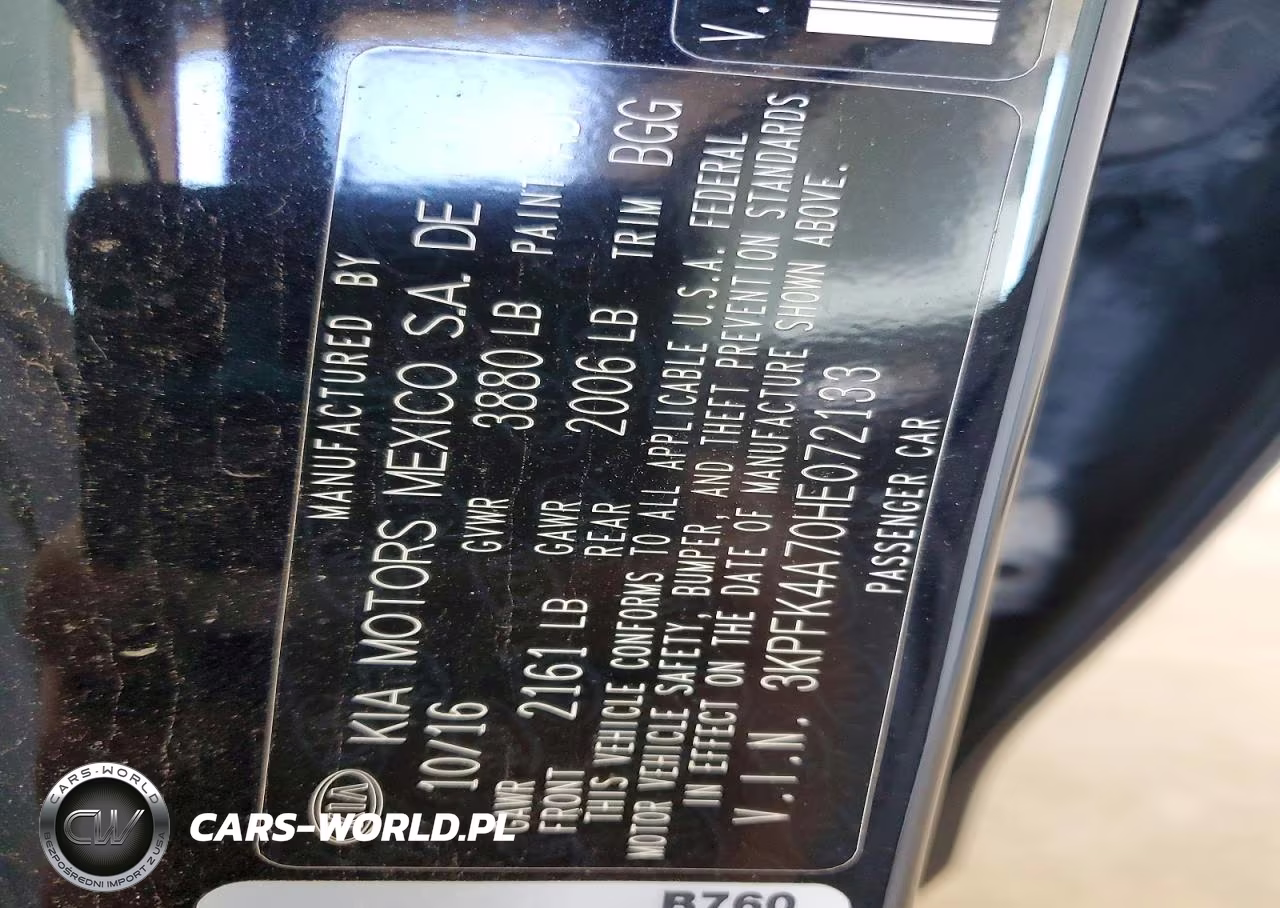 2017 Kia Forte Lx VIN:3KPFK4A70HE072133 - 12