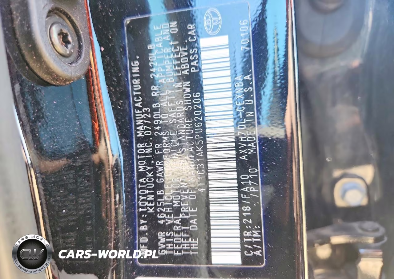 2023 Toyota Camry Le VIN:4T1C31AK5PU620206 - 12