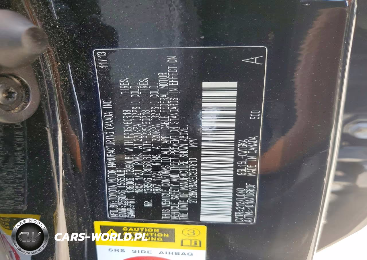 2014 Lexus Rx 350 Base VIN:2T2BK1BA2EC237810 - 13