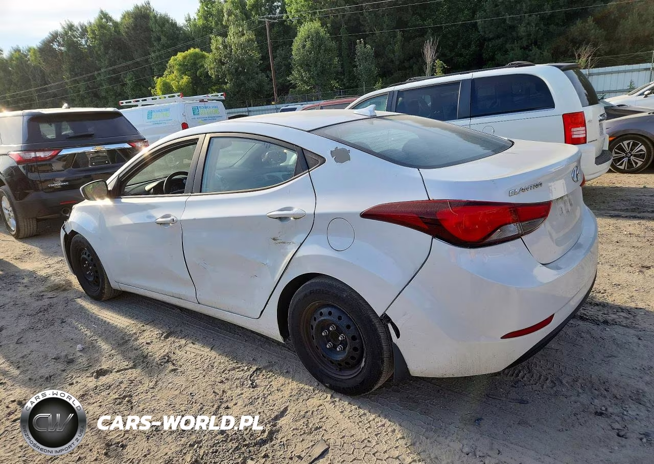 2016 Hyundai Elantra Se VIN:5NPDH4AE1GH665546 - 2