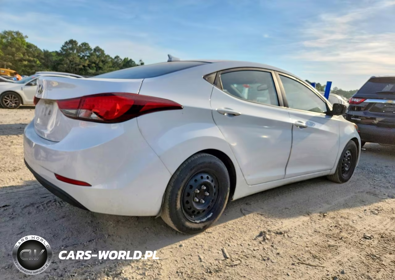 2016 Hyundai Elantra Se VIN:5NPDH4AE1GH665546 - 3