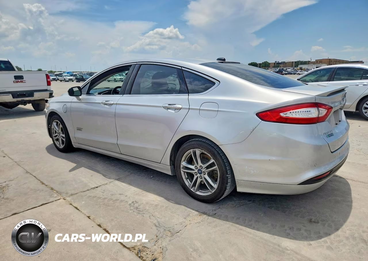 2016 Ford Fusion Titanium Phev VIN:3FA6P0SU8GR384566 - 2