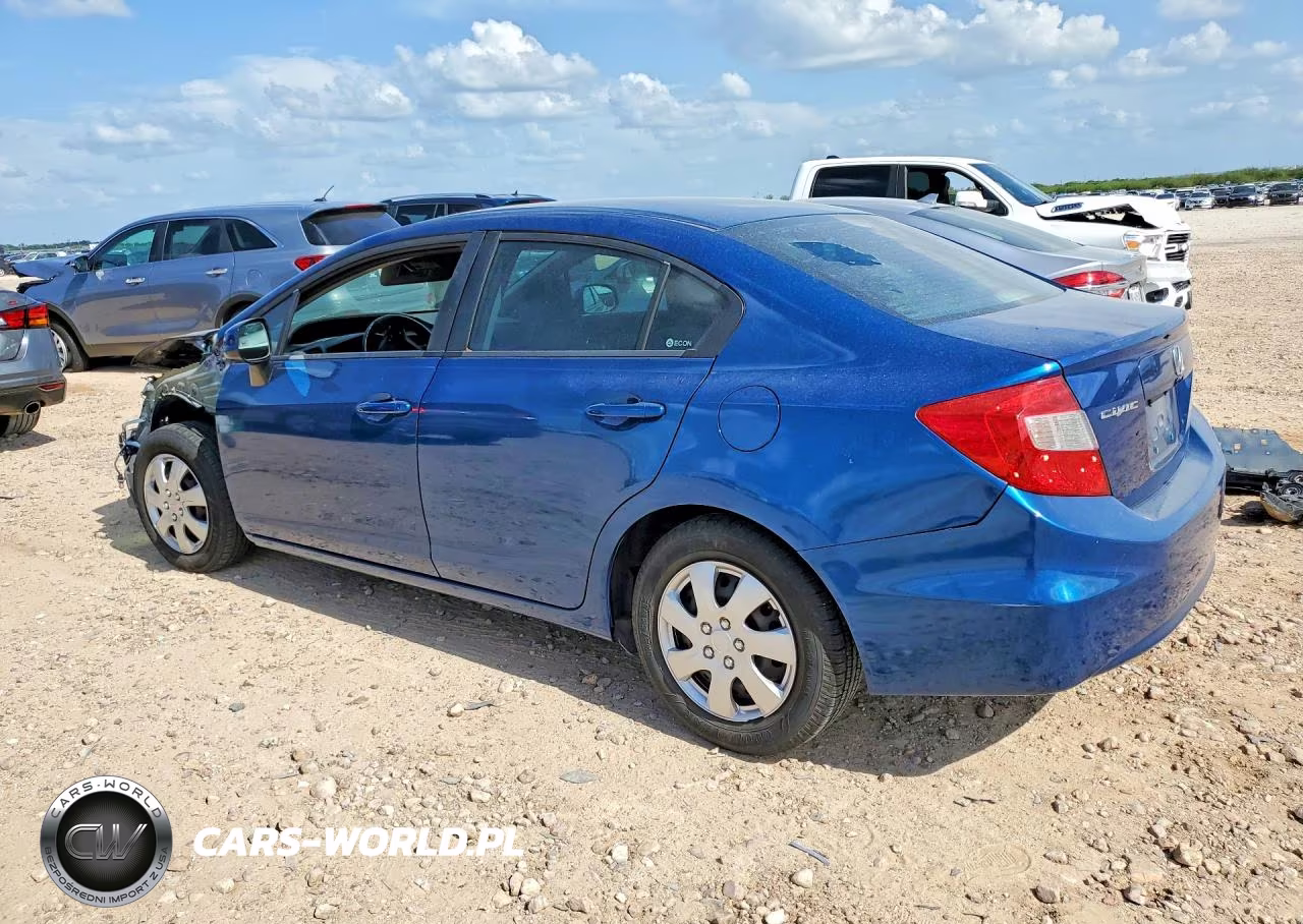 2012 Honda Civic Lx VIN:2HGFB2F53CH568800 - 2