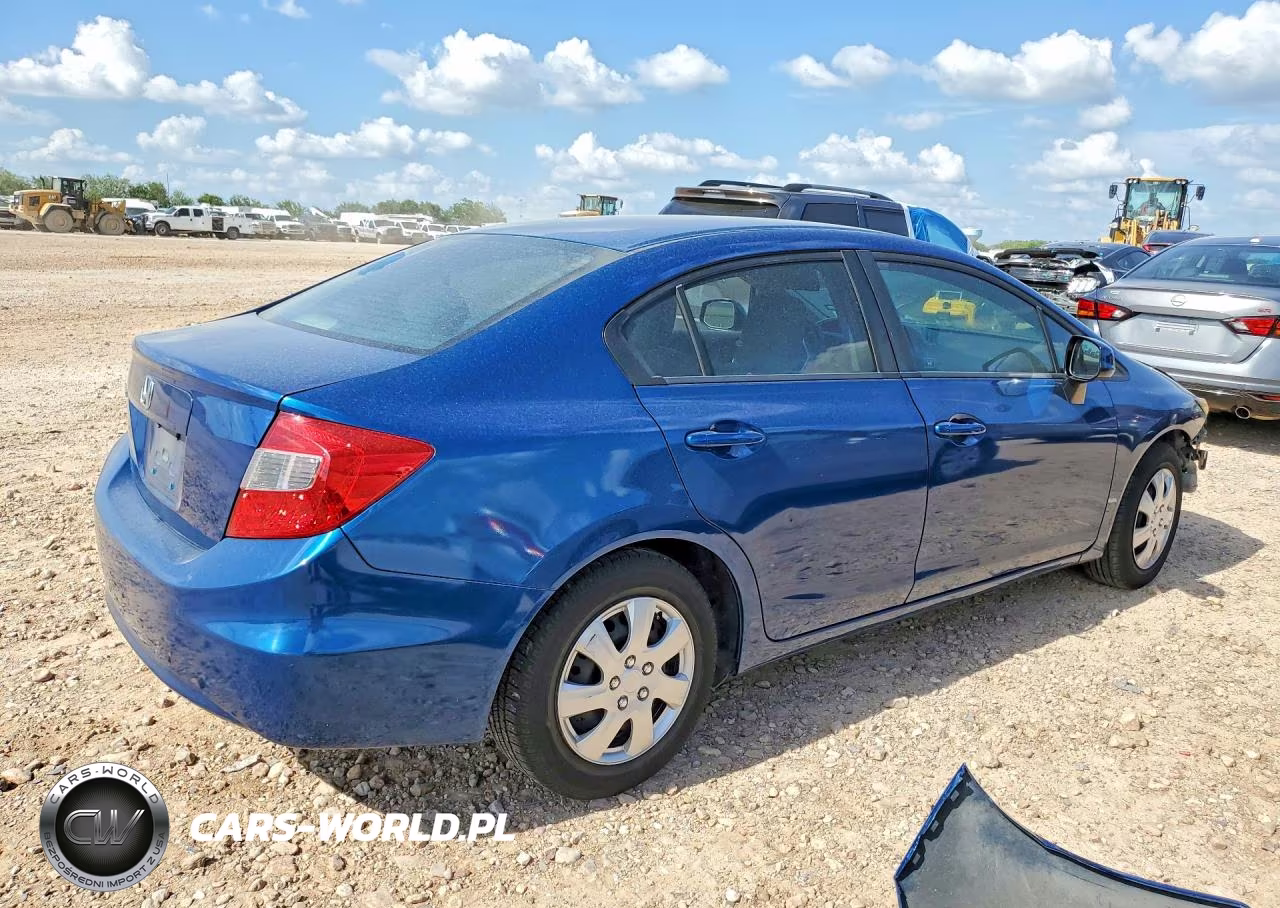 2012 Honda Civic Lx VIN:2HGFB2F53CH568800 - 3