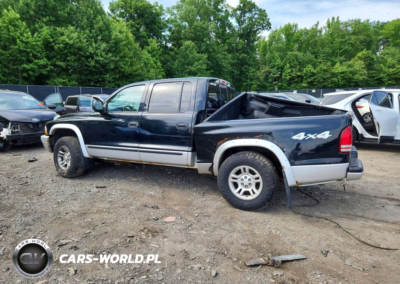 2003 Dodge Dakota Quad Slt VIN:1D7HG48N03S308614 - 2