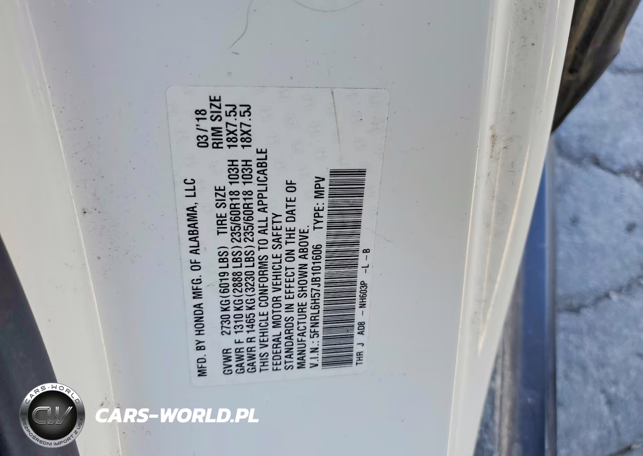 2018 Honda Odyssey Ex VIN:5FNRL6H57JB101606 - 13