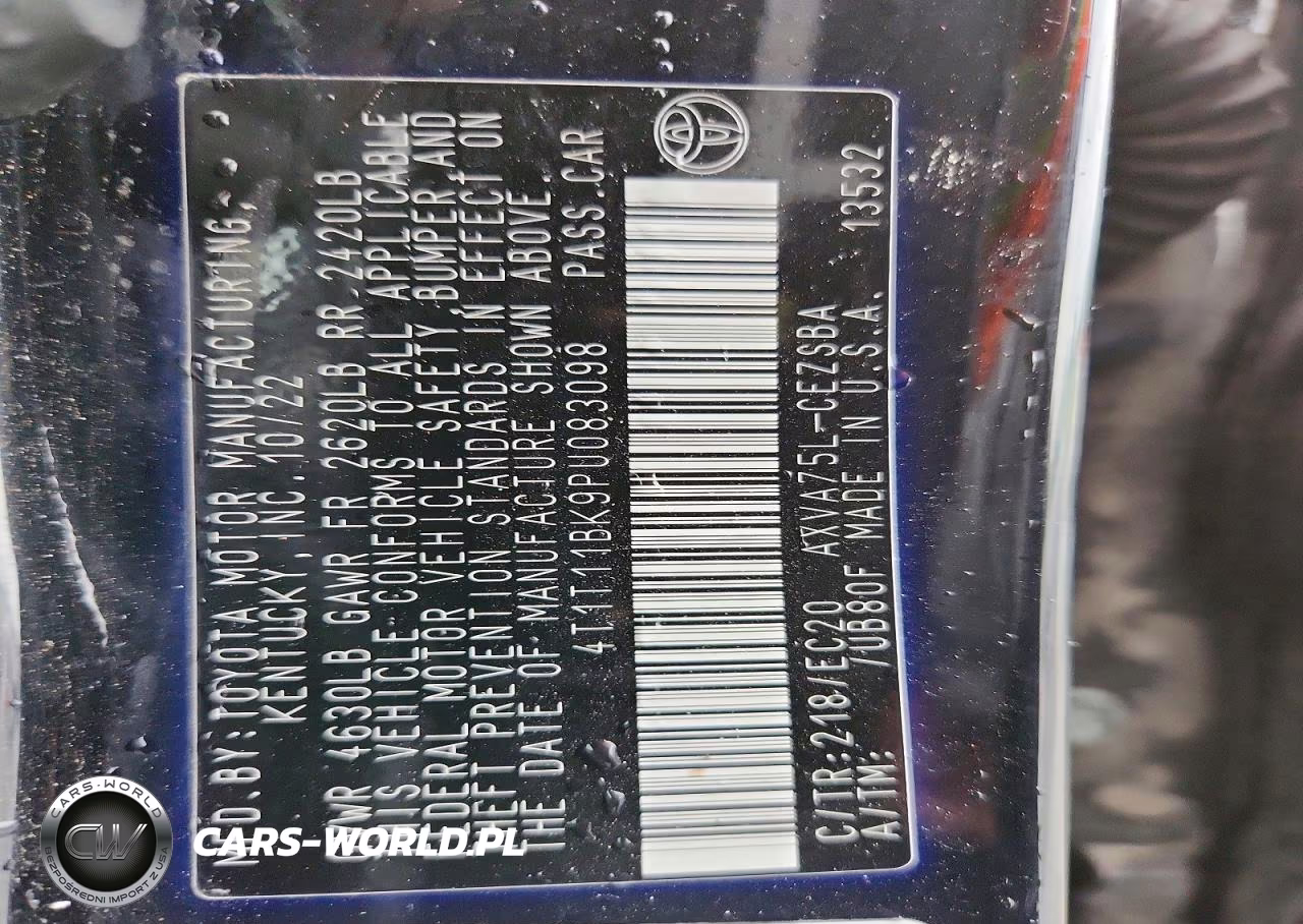 2023 Toyota Camry Se Nightshade VIN:4T1T11BK9PU083098 - 13