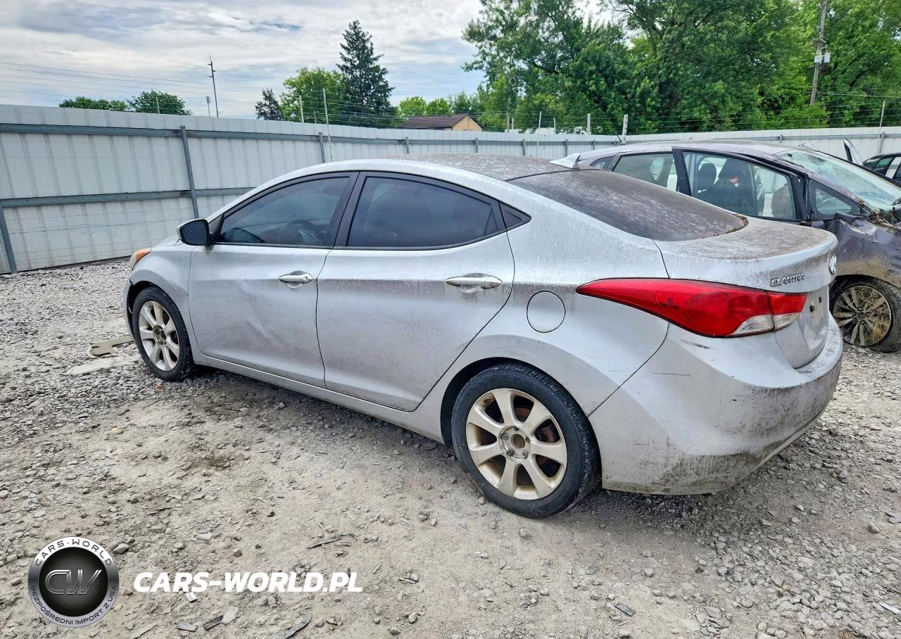 2012 Hyundai Elantra Gls VIN:5NPDH4AE8CH096172 - 2
