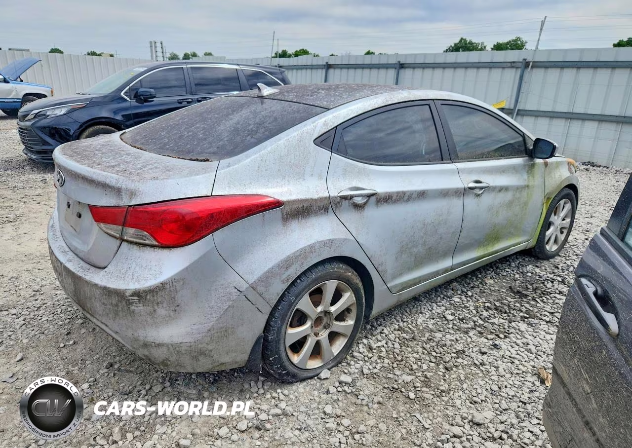 2012 Hyundai Elantra Gls VIN:5NPDH4AE8CH096172 - 3