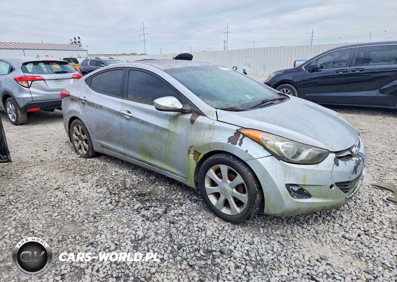 2012 Hyundai Elantra Gls VIN:5NPDH4AE8CH096172 - 4
