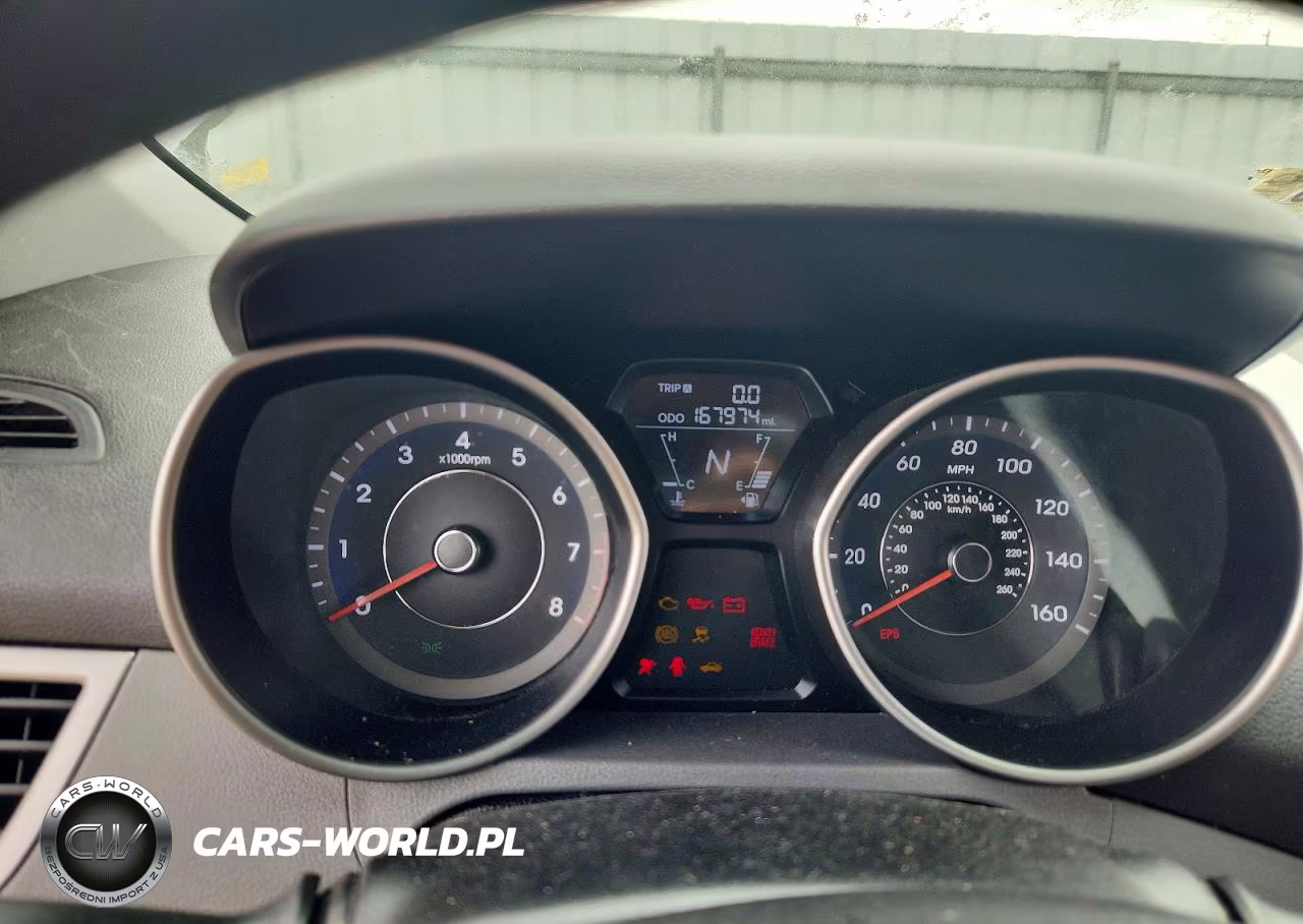 2012 Hyundai Elantra Gls VIN:5NPDH4AE8CH096172 - 9