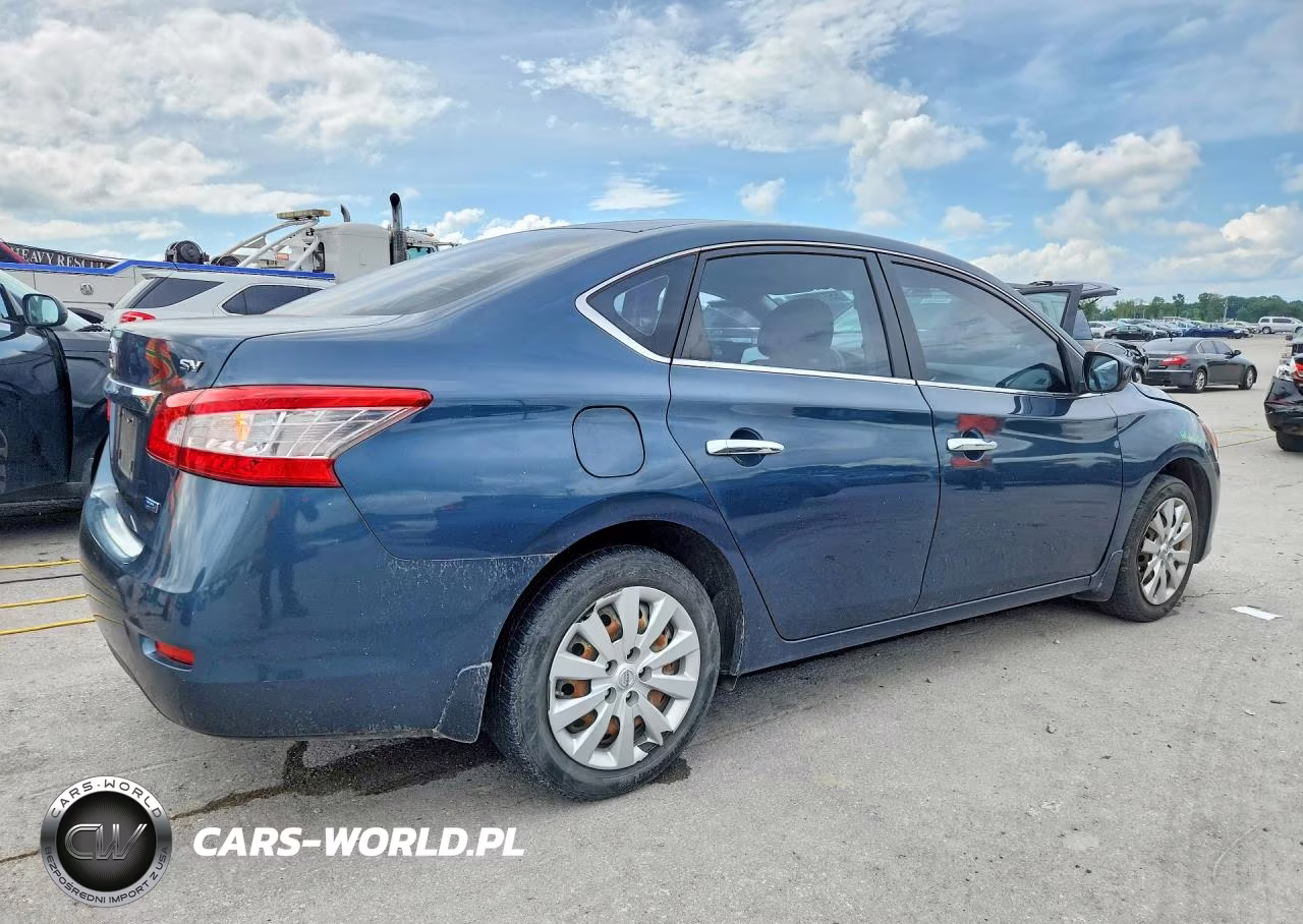 2014 Nissan Sentra Sv VIN:1N4AB7APXEN850740 - 3