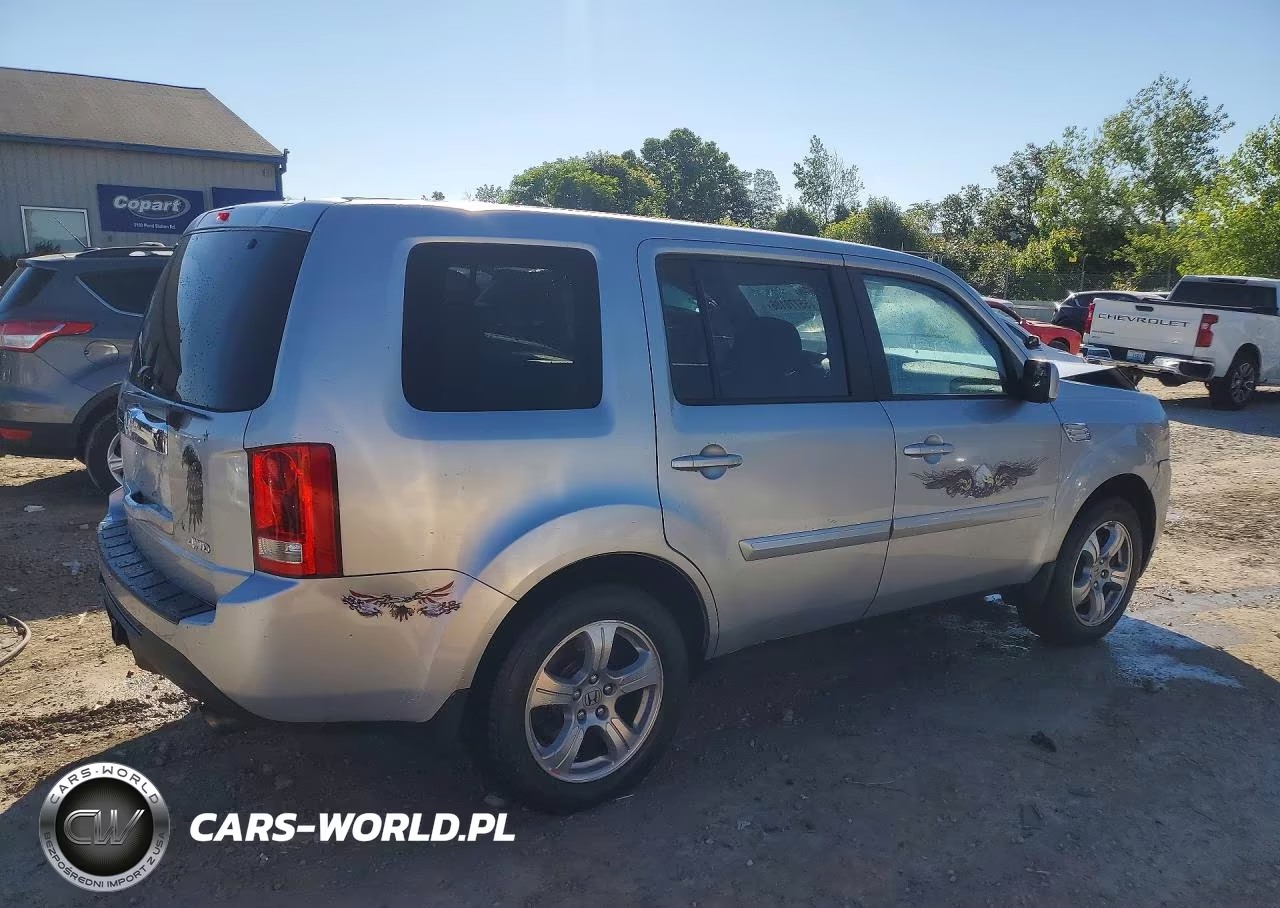 2015 Honda Pilot Exln VIN:5FNYF4H75FB031703 - 3