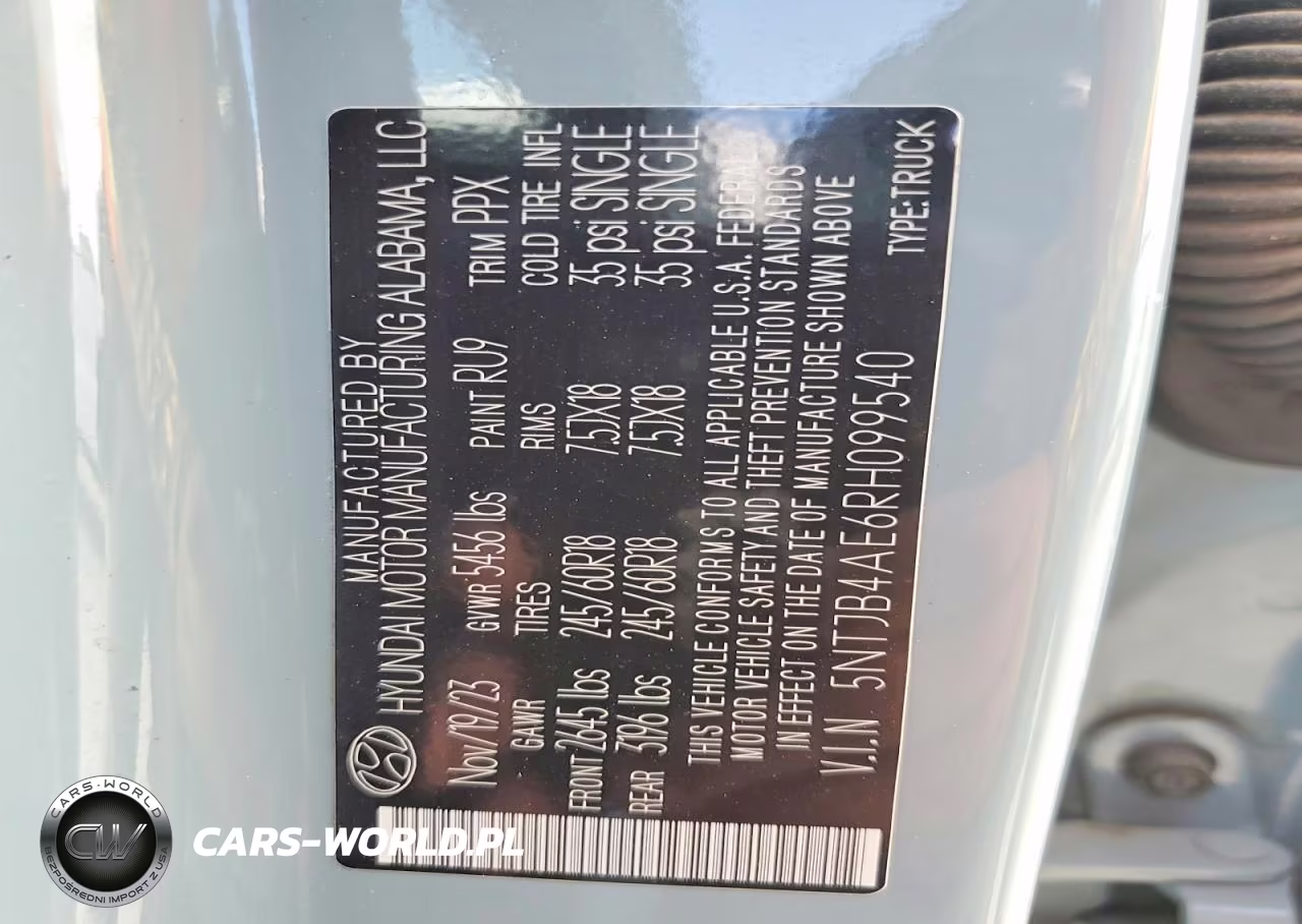 2024 Hyundai Santa Cruz Sel VIN:5NTJB4AE6RH099540 - 12